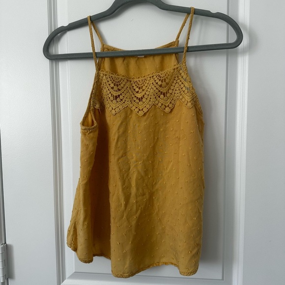 mine Tops - Mine Spaghetti Strap Polka Dot Cami